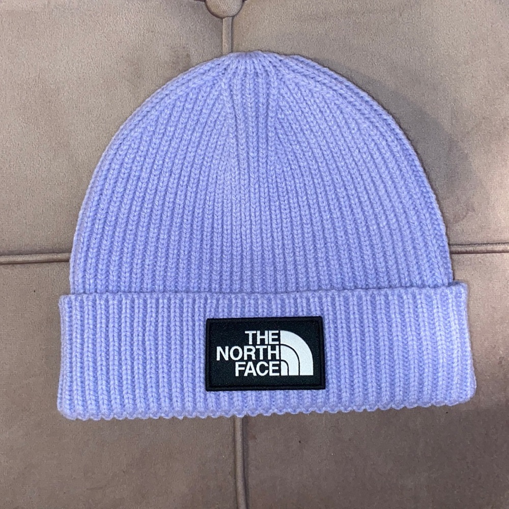 Purple North Face Logo Hat